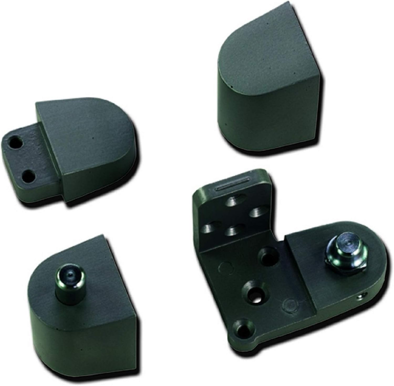 Pacific Doorware US Aluminum Style Storefront Door Pivot Hinge (Duronotic Bronze, Left Hand)