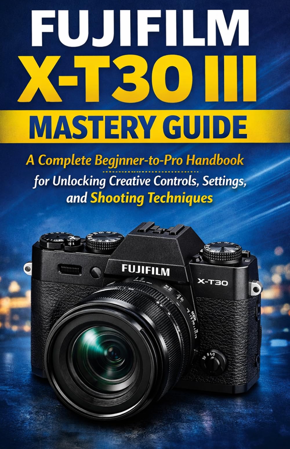 FUJIFILM X-T30 III Mastery Guide: A Complete Beginner-to-Pro Handbook for Unlocking Creative Controls, Settings, and Shooting Techniques