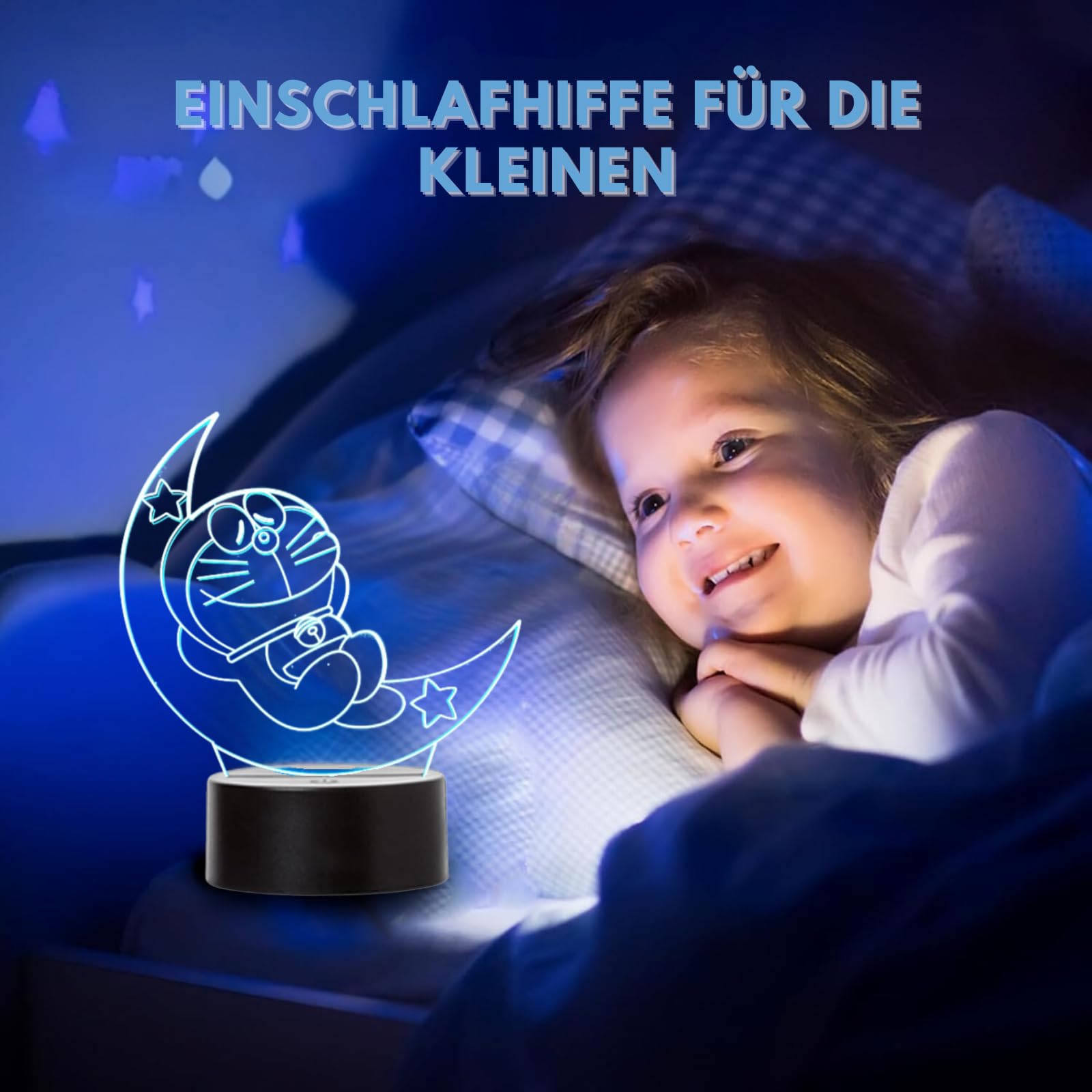 Wolobox | DORAEMON LUNA LED LAMP | Ambient Decoration | Night