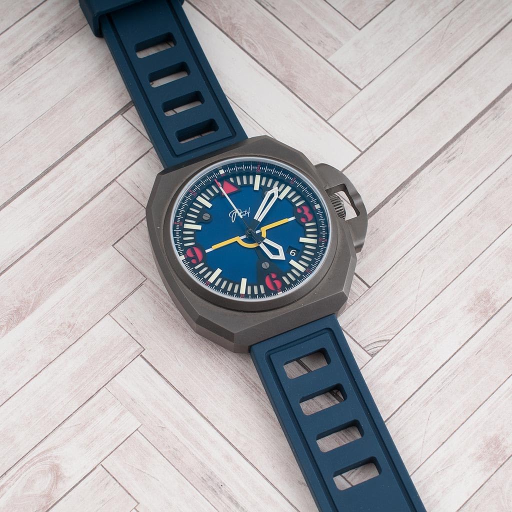 StrapHabit Quick Release Pro Diver Rubber Watch Strap Band FKM 20mm 22mm - Image 5