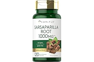 Carlyle Sarsaparilla Root Capsules 1000mg | 120 Count | Traditional Herbal Supplement...