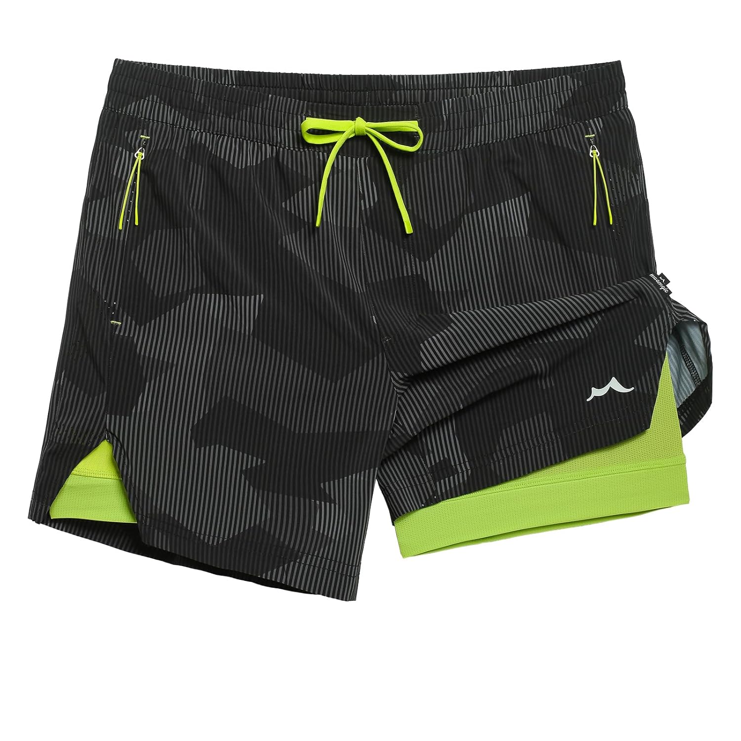 maamgic Mens Athletic Running Shorts with Liner Ultra Lightweight Workout Shorts 5 7