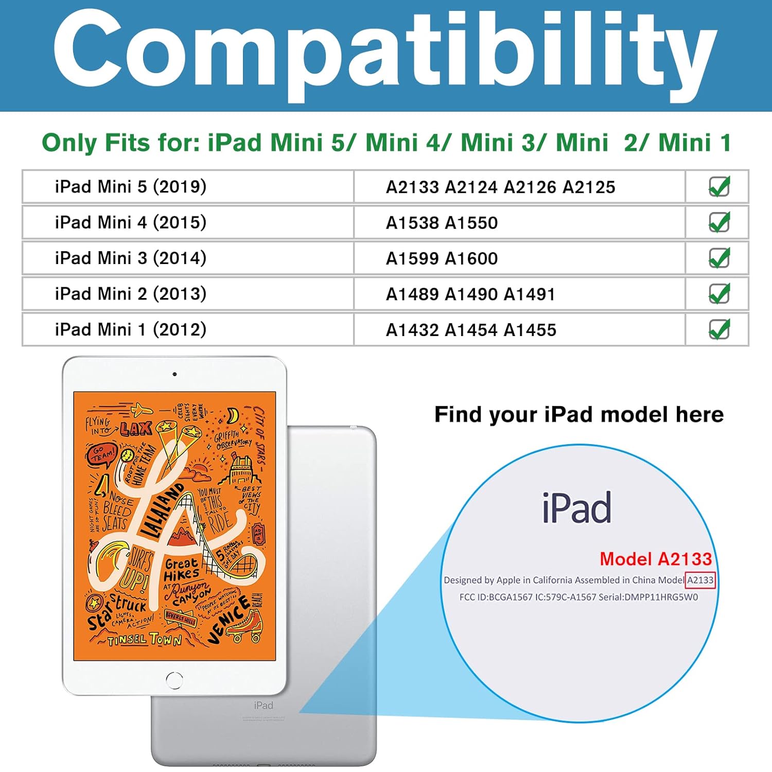 ProCase Book Cover for iPad mini 5 Generation 2019/ Mini ... - Image 2