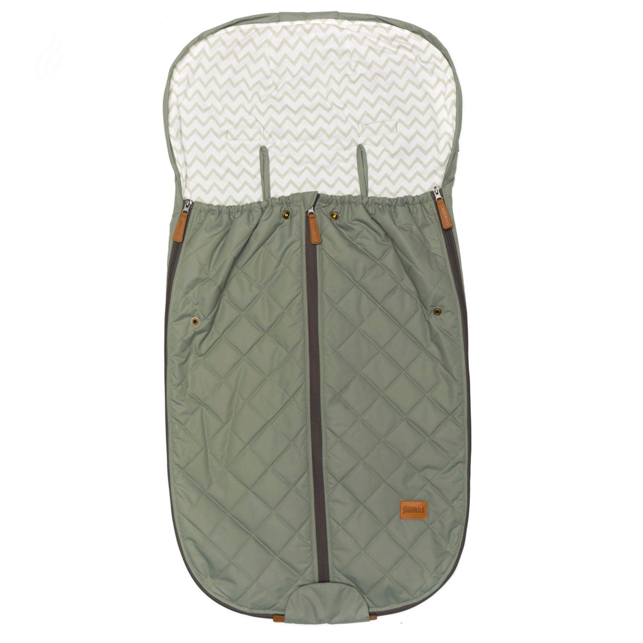 Fillikid Sommerfußsack Light Big Exklusiv | Fußsack 100x50cm für Buggy Kinderwagen Jogger Sportwagen | Universal Kinderfußsack waschbar & atmungsaktiv | Babyfußsack Oberteil abnehmbar