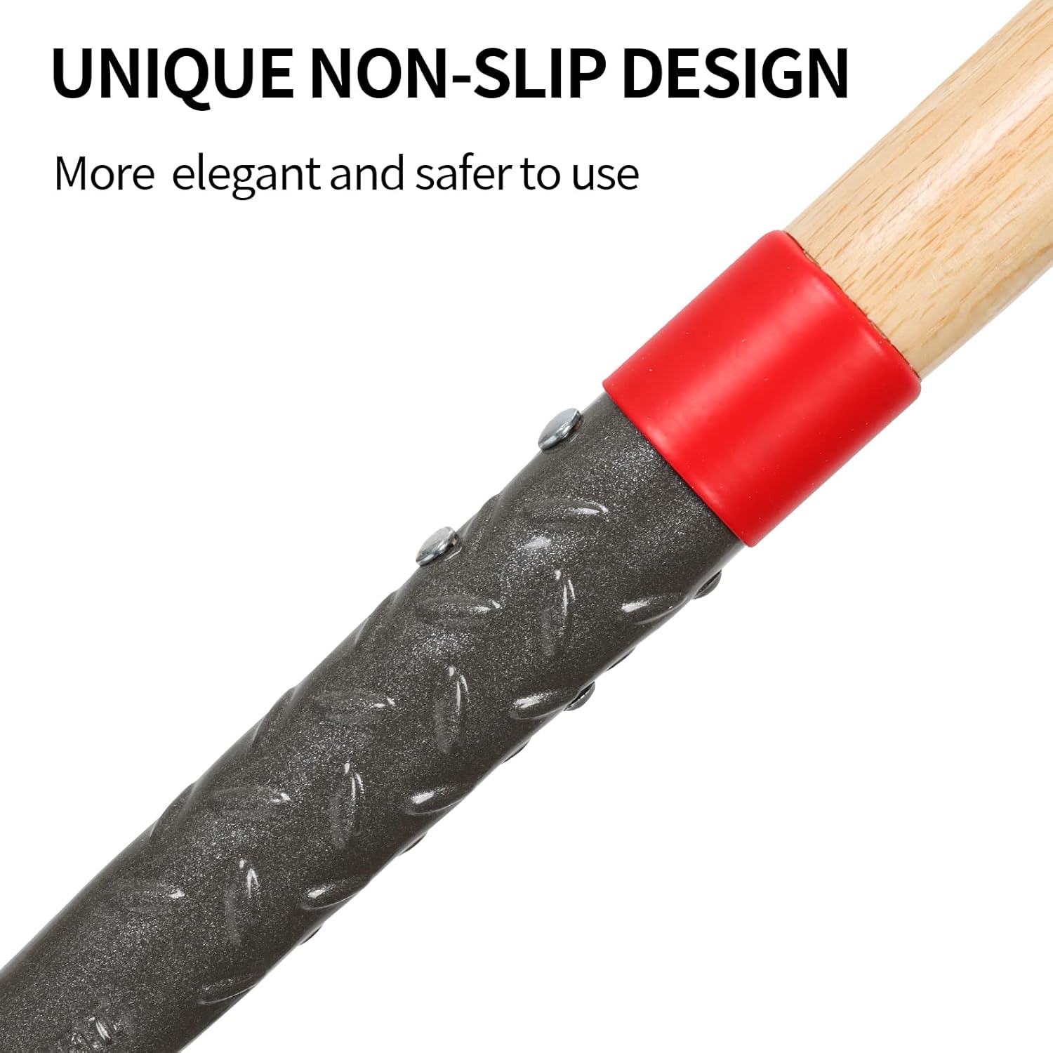 Flat Spade Garden Shovel Edging Shovels with Wooden Handle for Digging Gardening Planting Edging, 43 inches