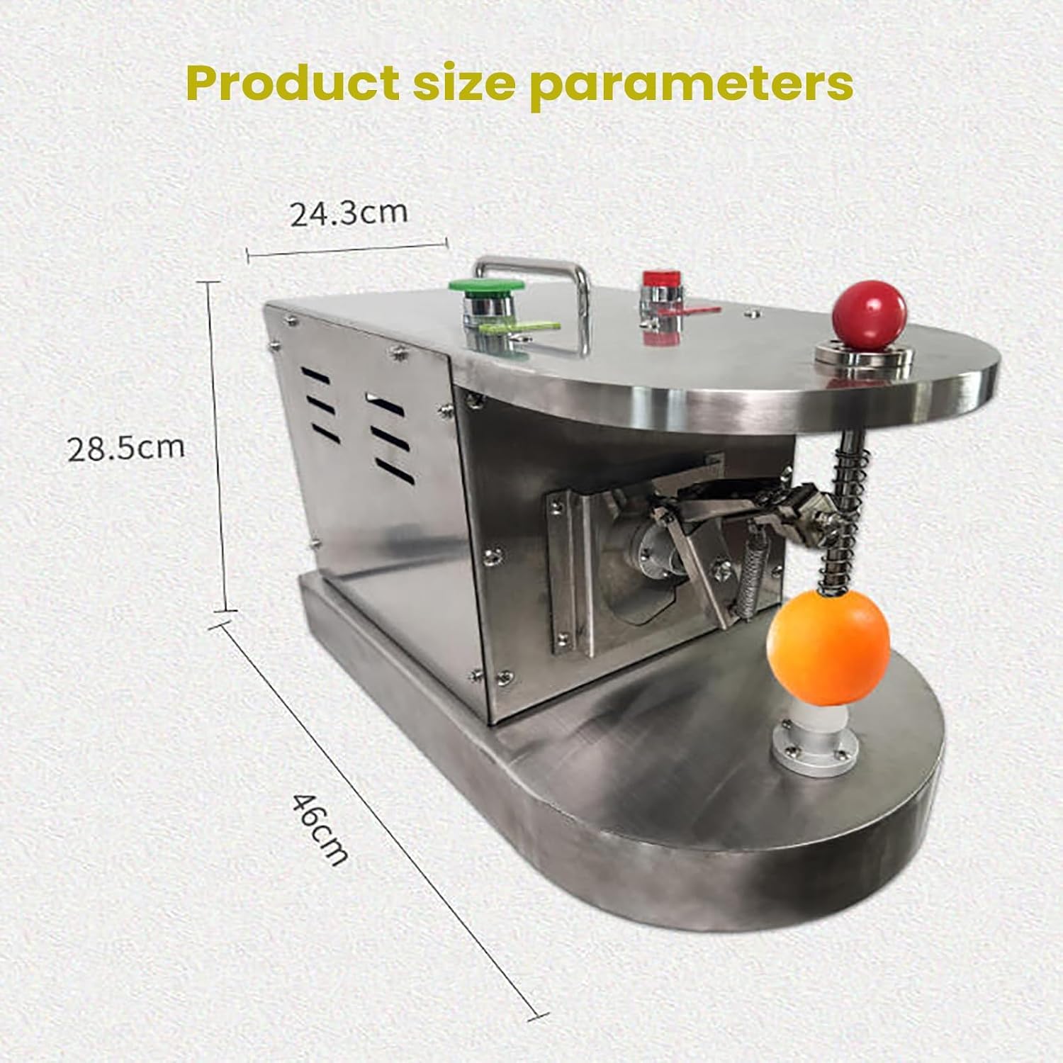 Automatische Edelstahl-Fruchtschäler-Maschine, Einstellbare Dicke Für 40-100mm-Produzent, Schält Effizient Kartoffeln Äpfel Kiwis, Kommerzielles Elektrowerkzeug Für Restaurants Saftriegel