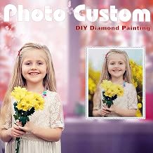 witfox Custom Diamond Painting Kits for Adults, Personalized Photo Customized Diamond Painting, Private Custom Your Own Picture Round Drill, 11.8x15.7in 30x40cm