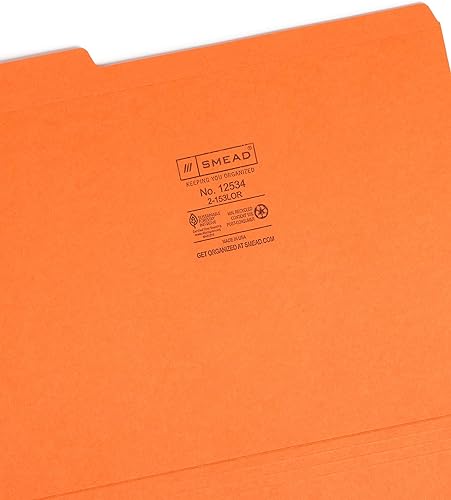 Vista 42 de Smead Carpeta, carta, 11 puntos, tamaño 1/3, Rojo