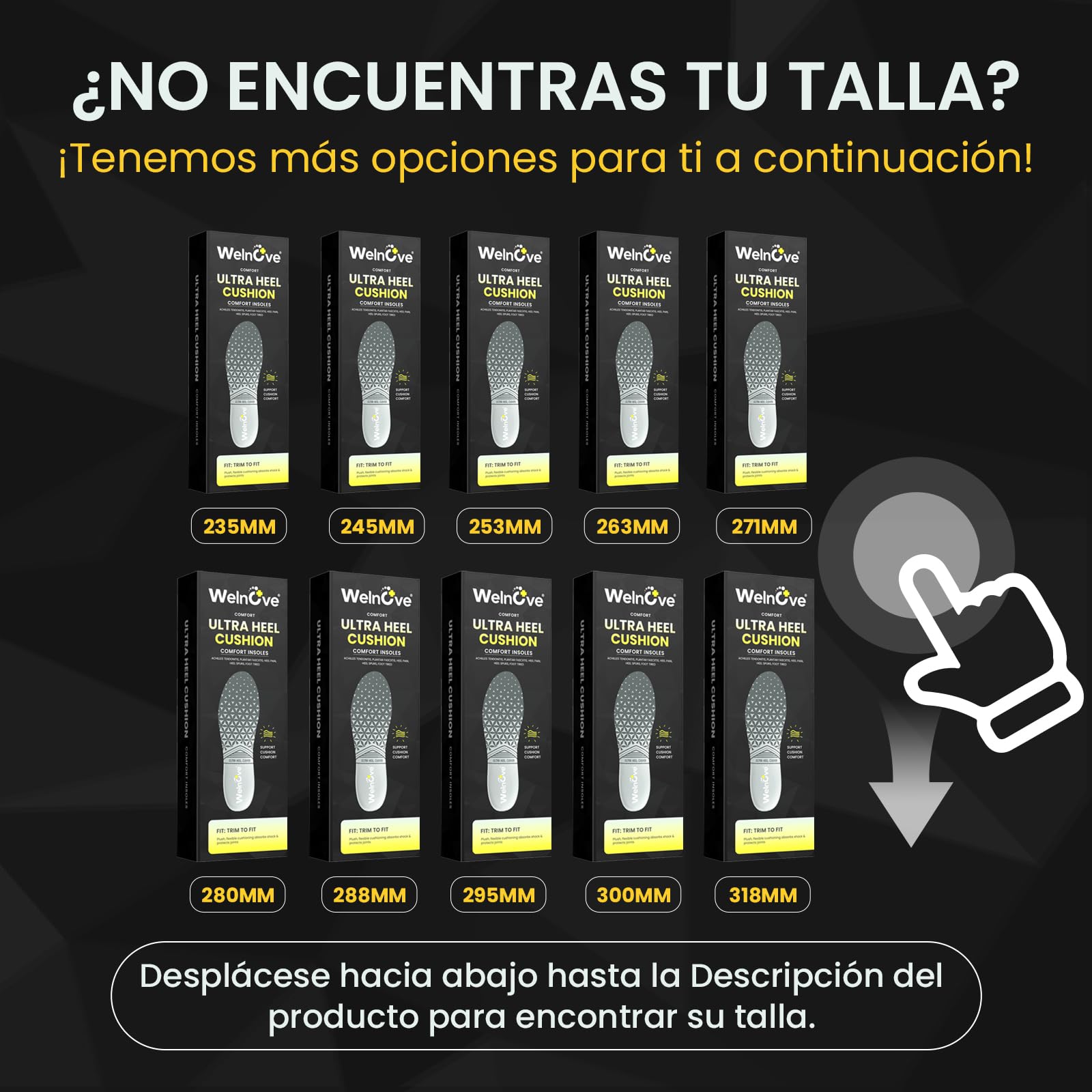 Plantillas Antitendinitis de Aquiles y Fascitis Plantar para Aliviar el Dolor de Talón con Arco Medio para Hombres y Mujeres, W: 36-37|24.5CM