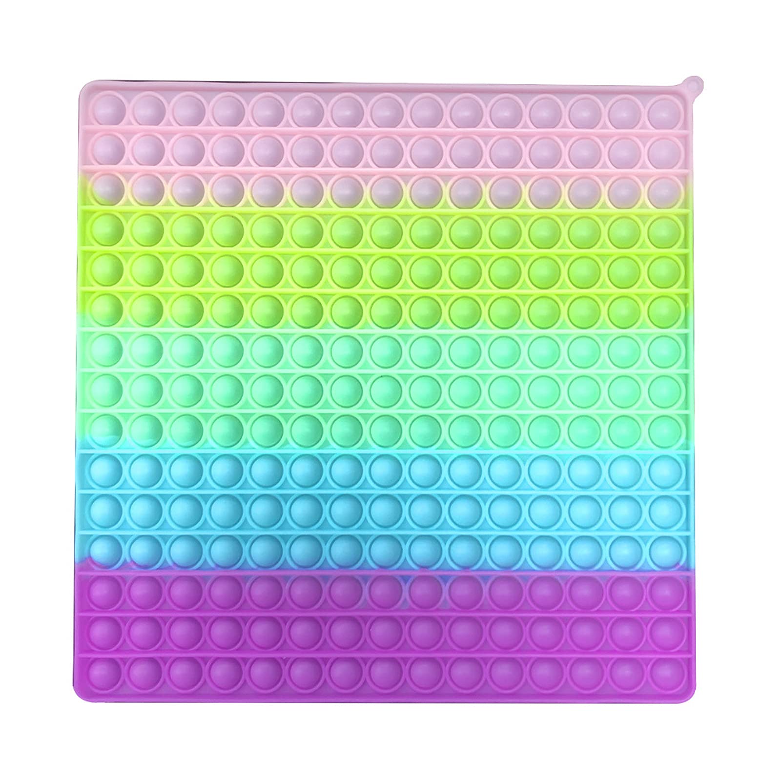 Multitrust Giant Push Bubbles Pop Pop Bubble Fidget Sensory Toy, Fidget Toys Stress Relief and Anti-Anxiety Tools Sensory Toy for Autism ADHD ADD OCDD (Fluorescent 1)