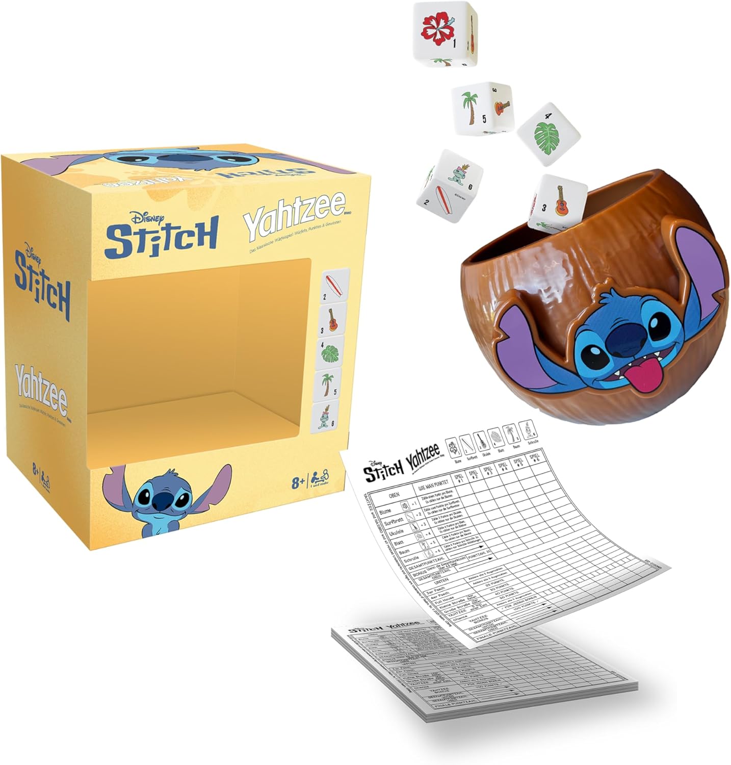 Winning Moves Yahtzee Stitch Disney