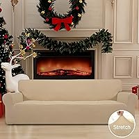 Vista 307 de Easy-Going - Funda elástica para sofá, 1 pieza, protector de muebles, suave, con parte inferior elástica, para niños, tela de jacquard de poliéster