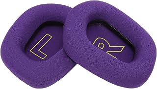 Almofadas de Reposição para Fone de Ouvido Logitech G733, Almofadas para Fone de Ouvido Com Esponja Confortável, Almofadas Elásticas para Fone de Ouvido para Logitech G733 (Roxo)