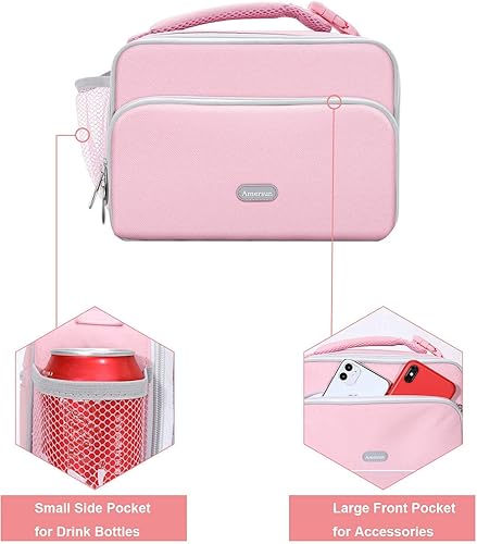 Miniatura 3 de Amersun - Lonchera para niños duradera y térmica con forro acolchado que mantiene la comida caliente y fría durante mucho tiempo pequeña