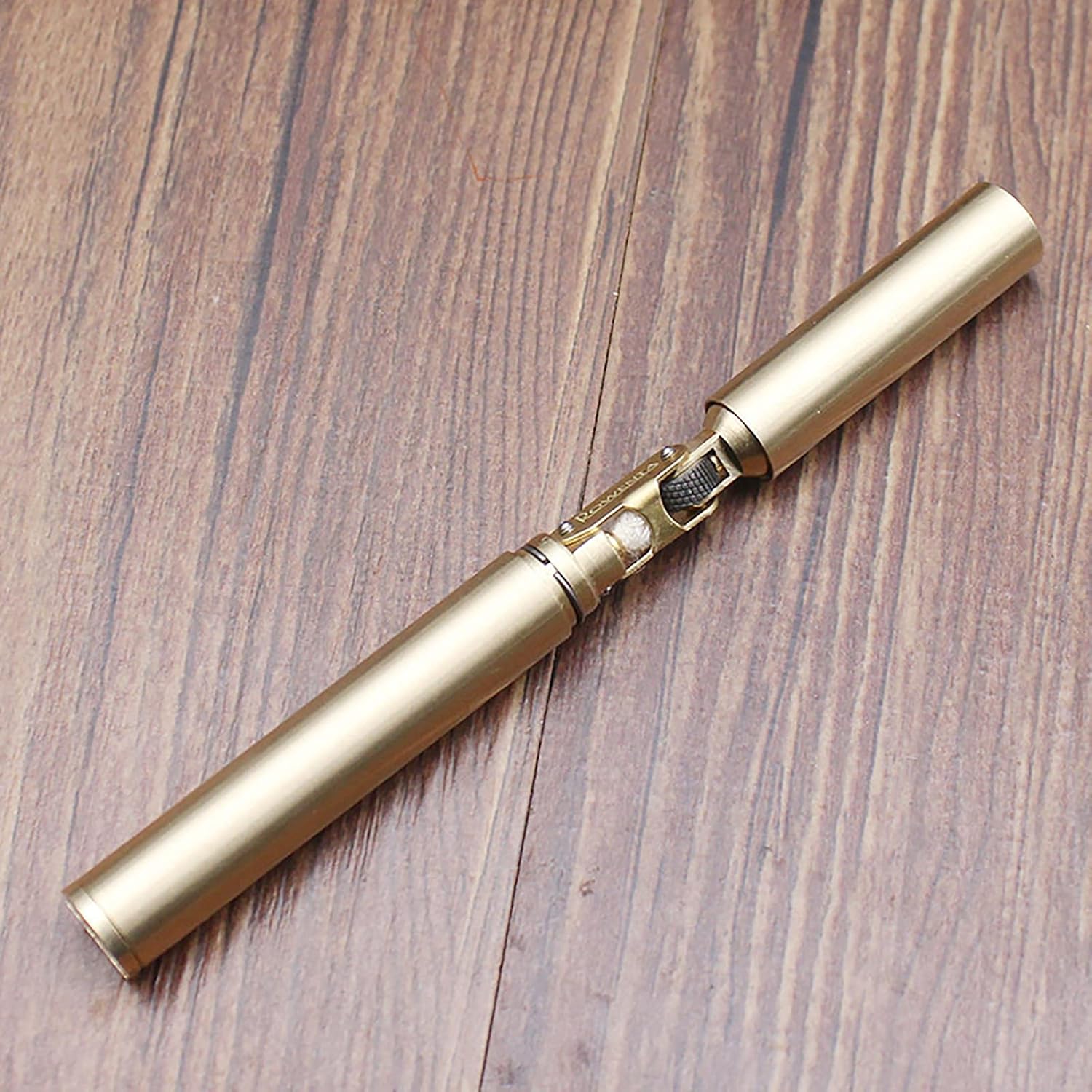 HB1 Creative Nunchaku Kerosene Lighter, Pull-Out Pure Copper Smoke-Shaped Cylinder, Smart Portable for Men and Women