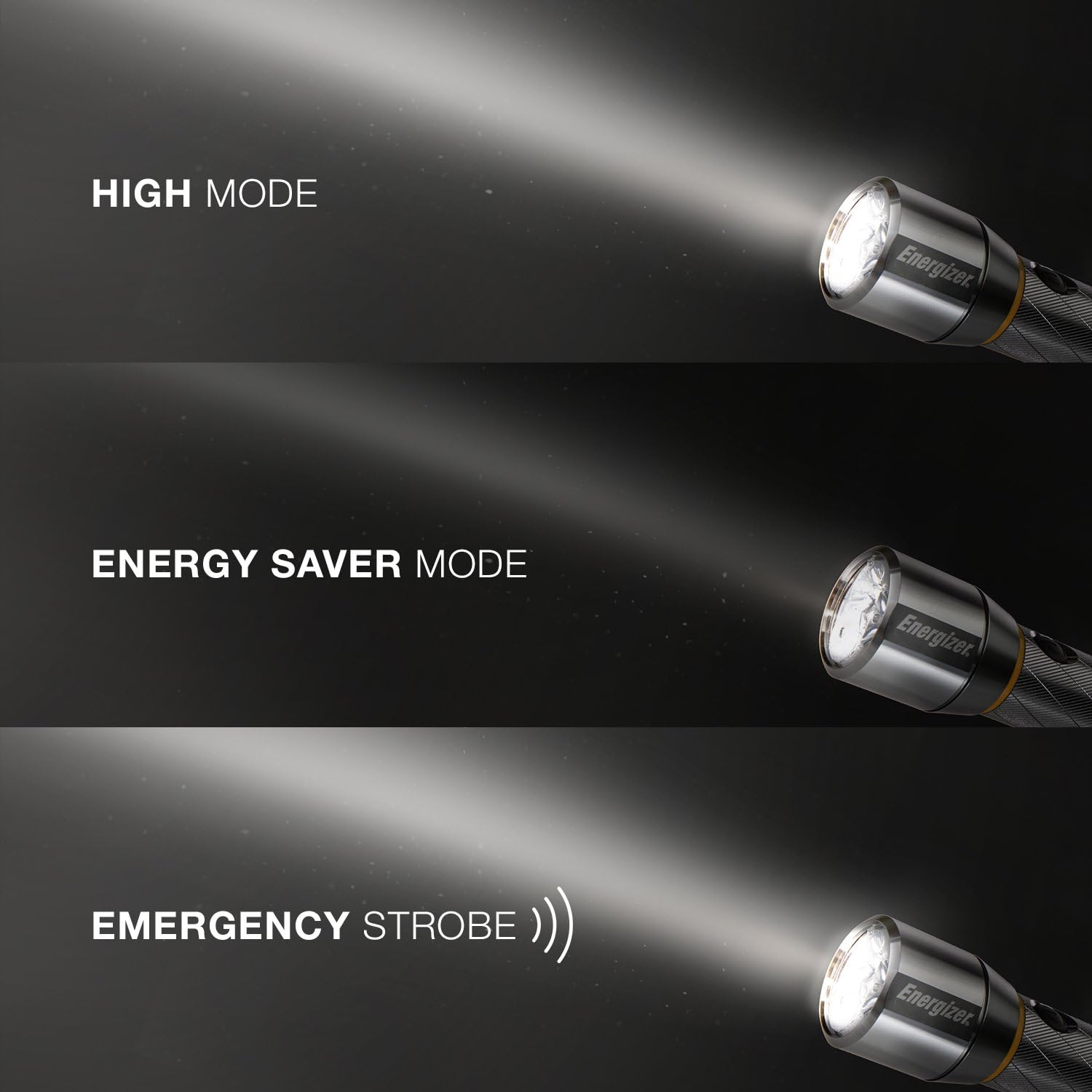 Energizer LED Metal Flashlight, 1300 Lumens
