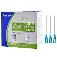 Vista 11 de SHAOTONG Accesorios Luer Lock, 100 piezas (18G, 1.5 pulgadas de largo)