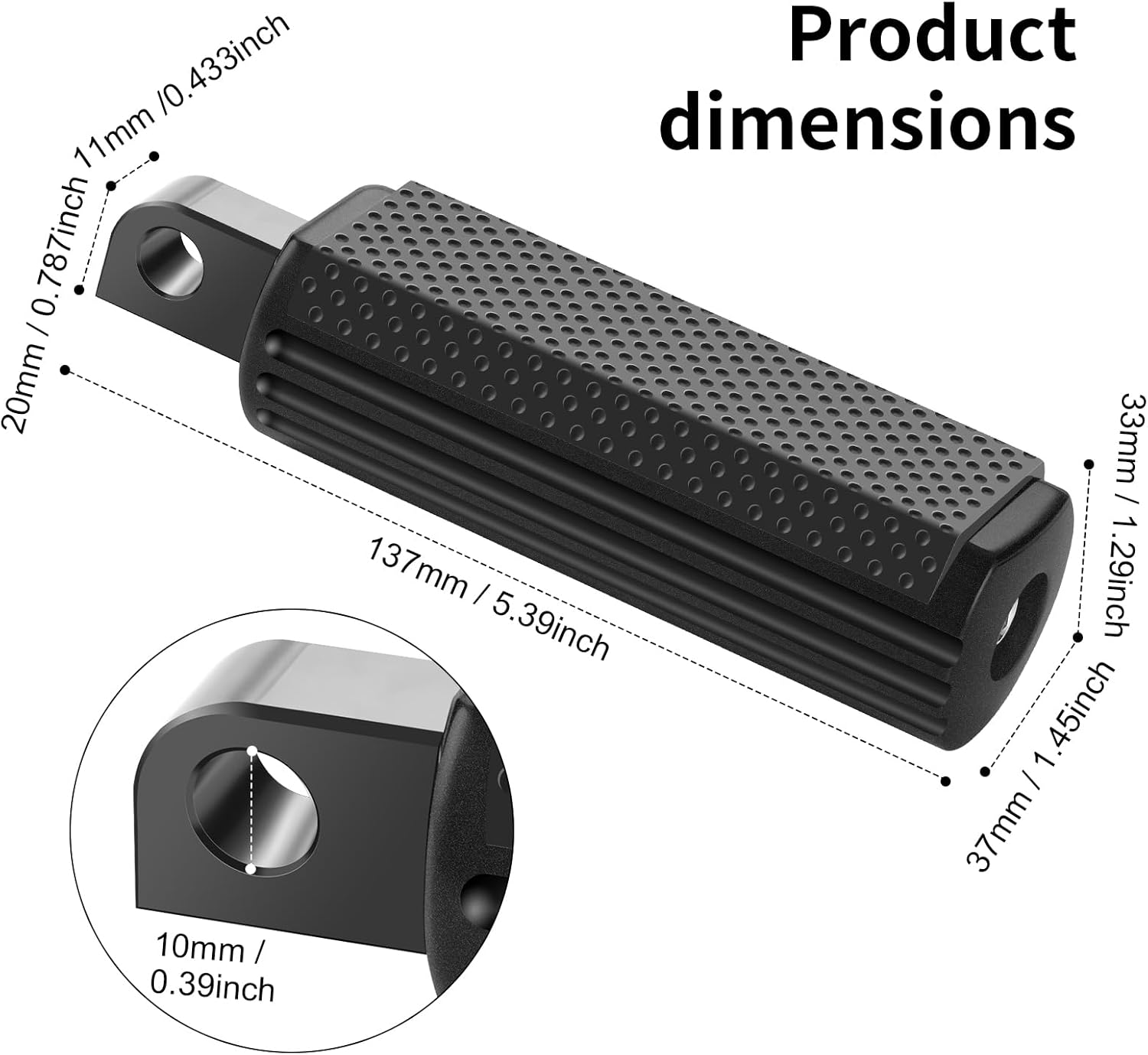 CNC Footpeg Footrest Fit For Harley Street Glide, Road Glide, Road King, Sportster 883, Dyna, (Softail 1986-2017) Foot Pegs