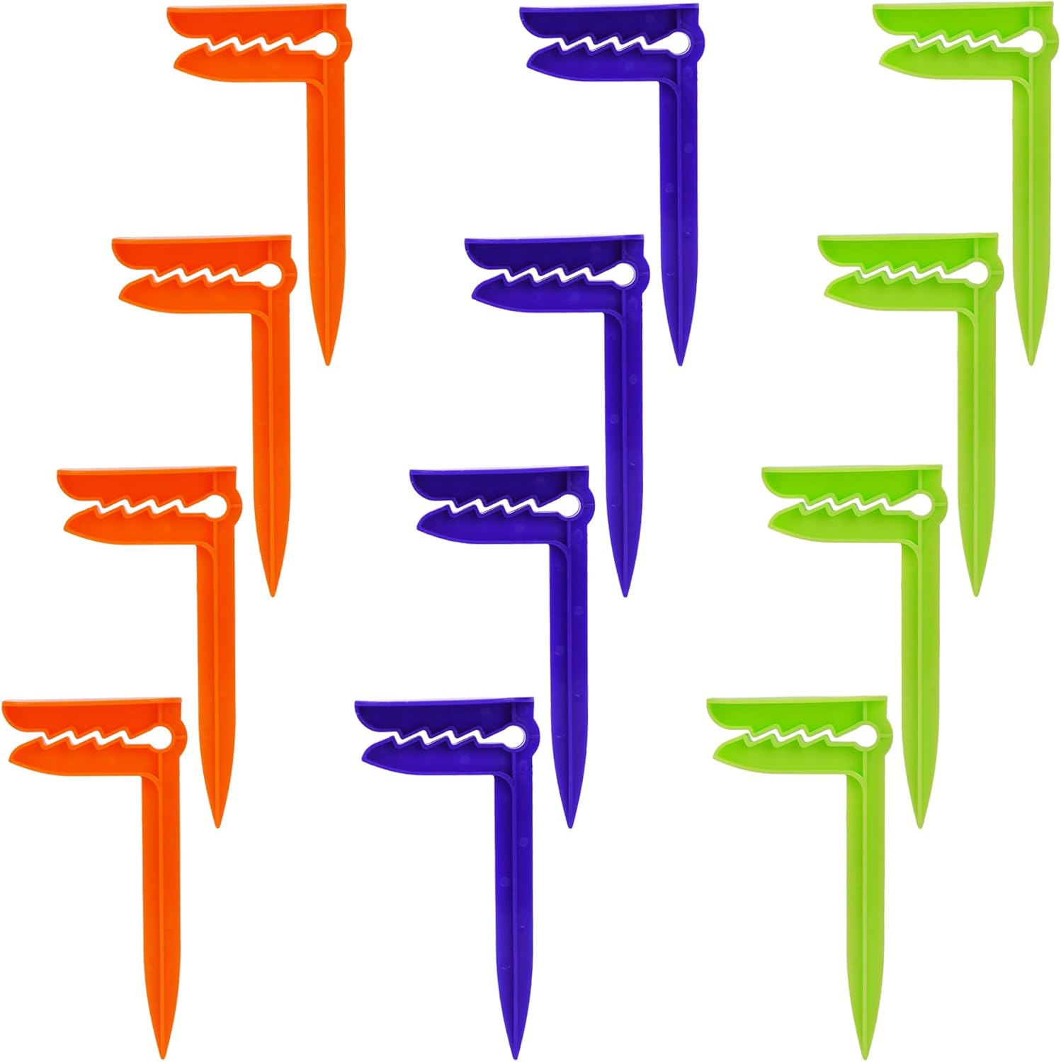 CAIRIAC Outdoor Beach Towel Anchor Stakes Clips, Anchor