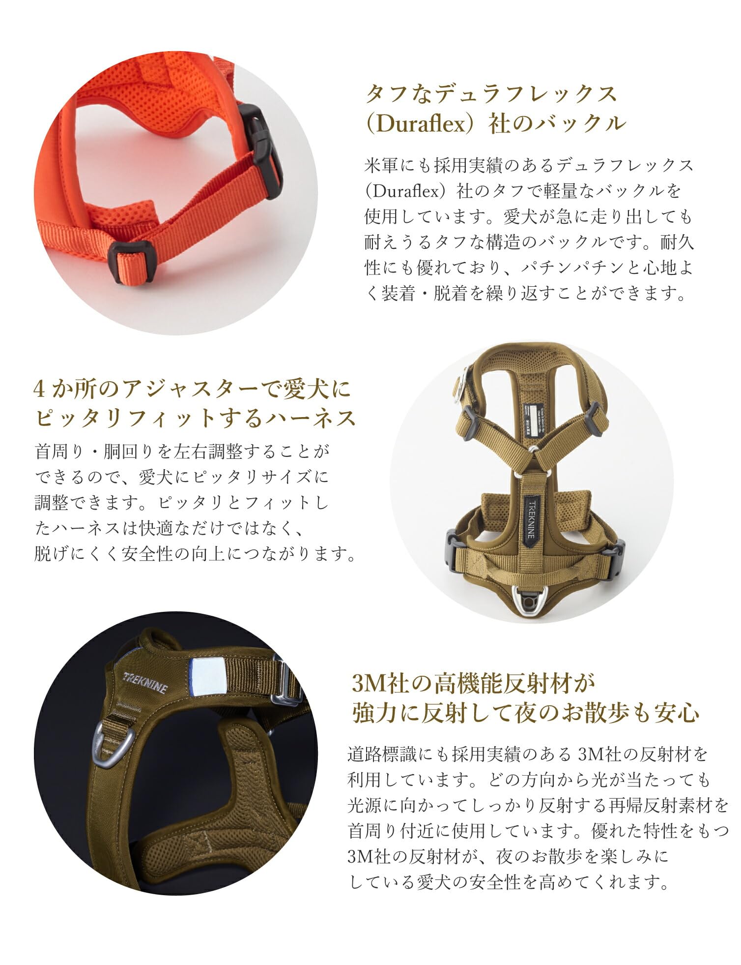 Amazon | iDog TREKNINE|ハーネス|コンフォートフィット S/Mサイズ