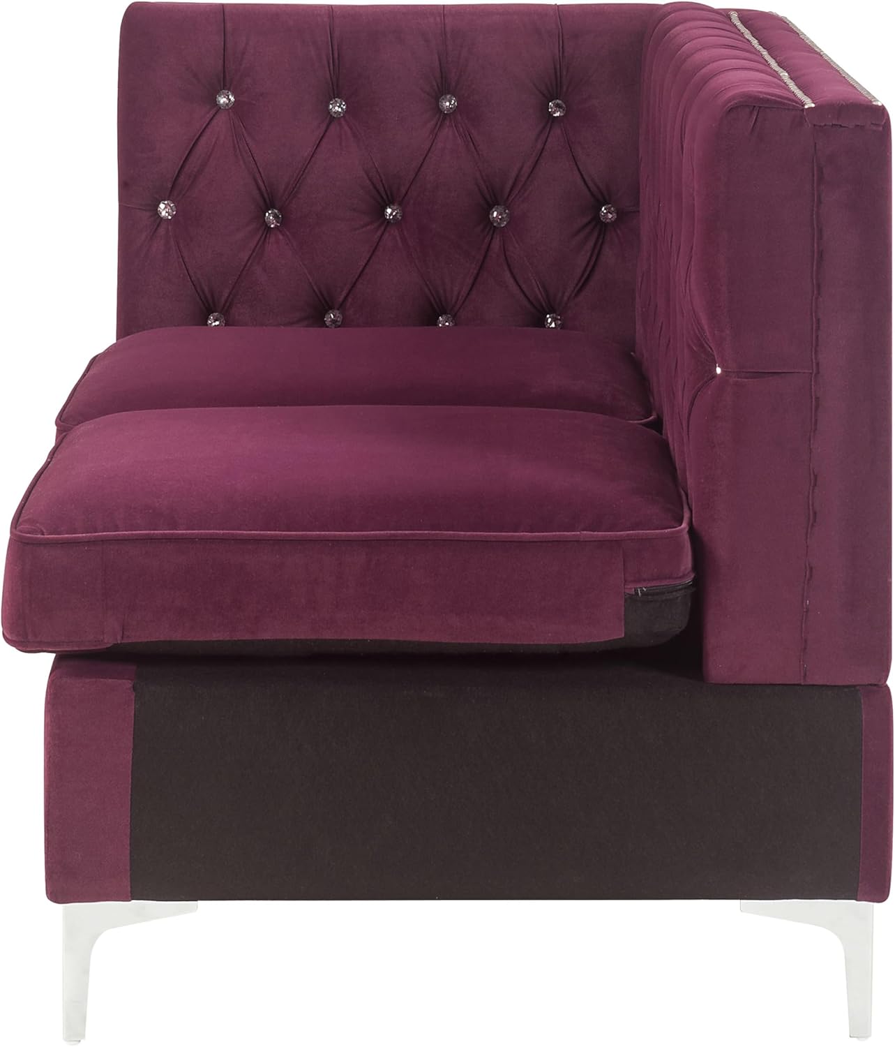 Comfortable Loveseat with Decorative Nailhead Edging