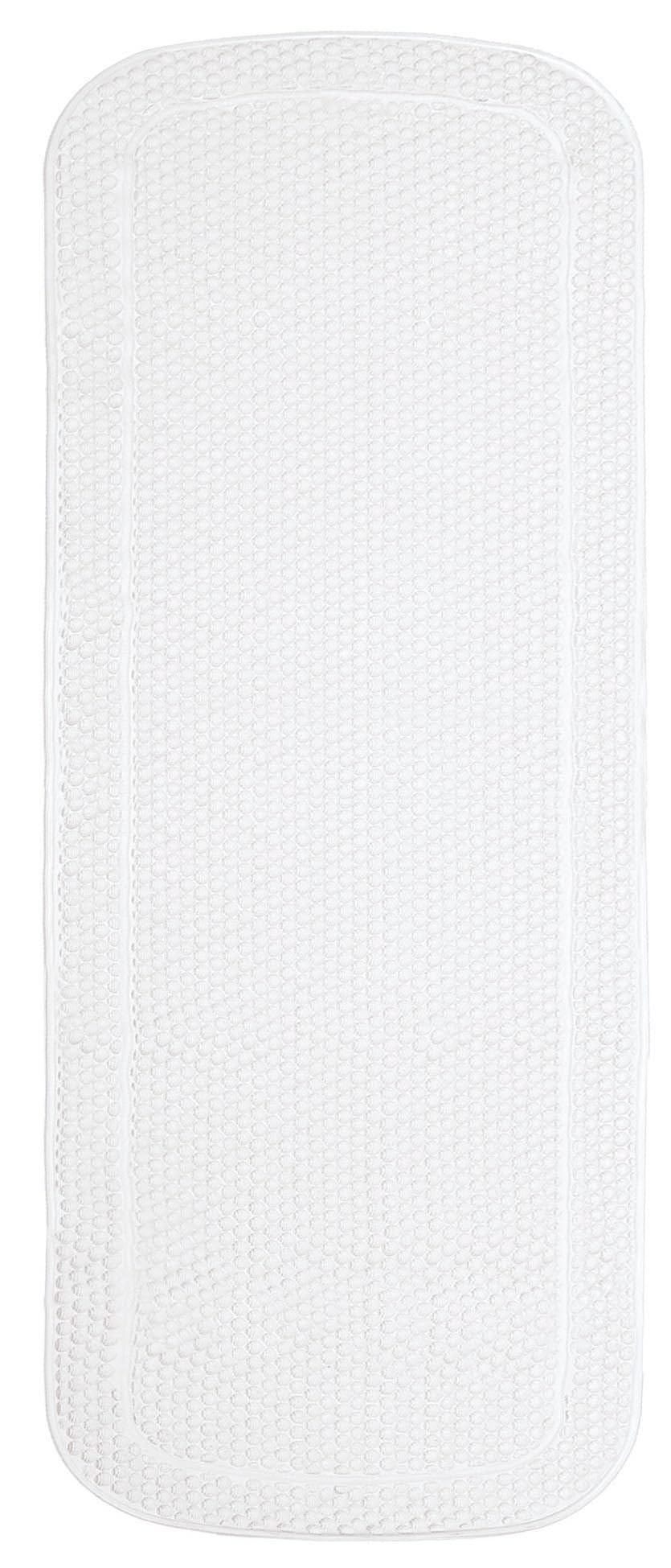 Kleine Wolke PVC Free Samoa Bath Mat, White