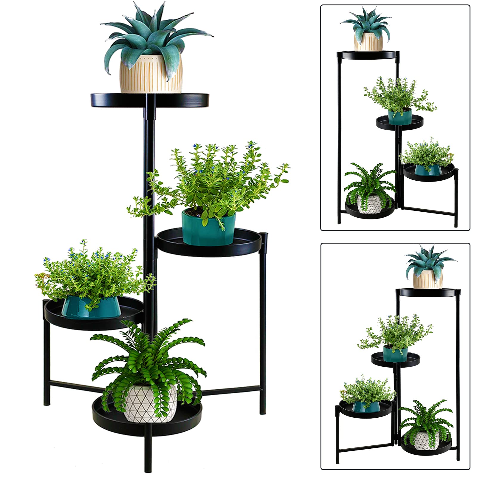 Buy 4Tier Heavy Duty Potted Stand, Indoor & Outdoor Home Décor, Holder