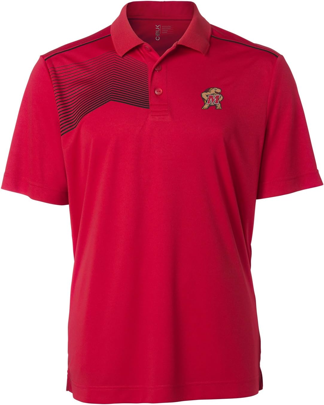 NCAA Maryland Terrapins Men's Glen Acres Polo Shirt, Small, Red