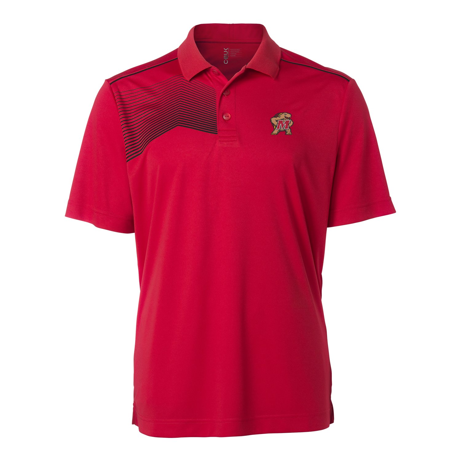 NCAA Maryland Terrapins Men's Glen Acres Polo Shirt, Small, Red