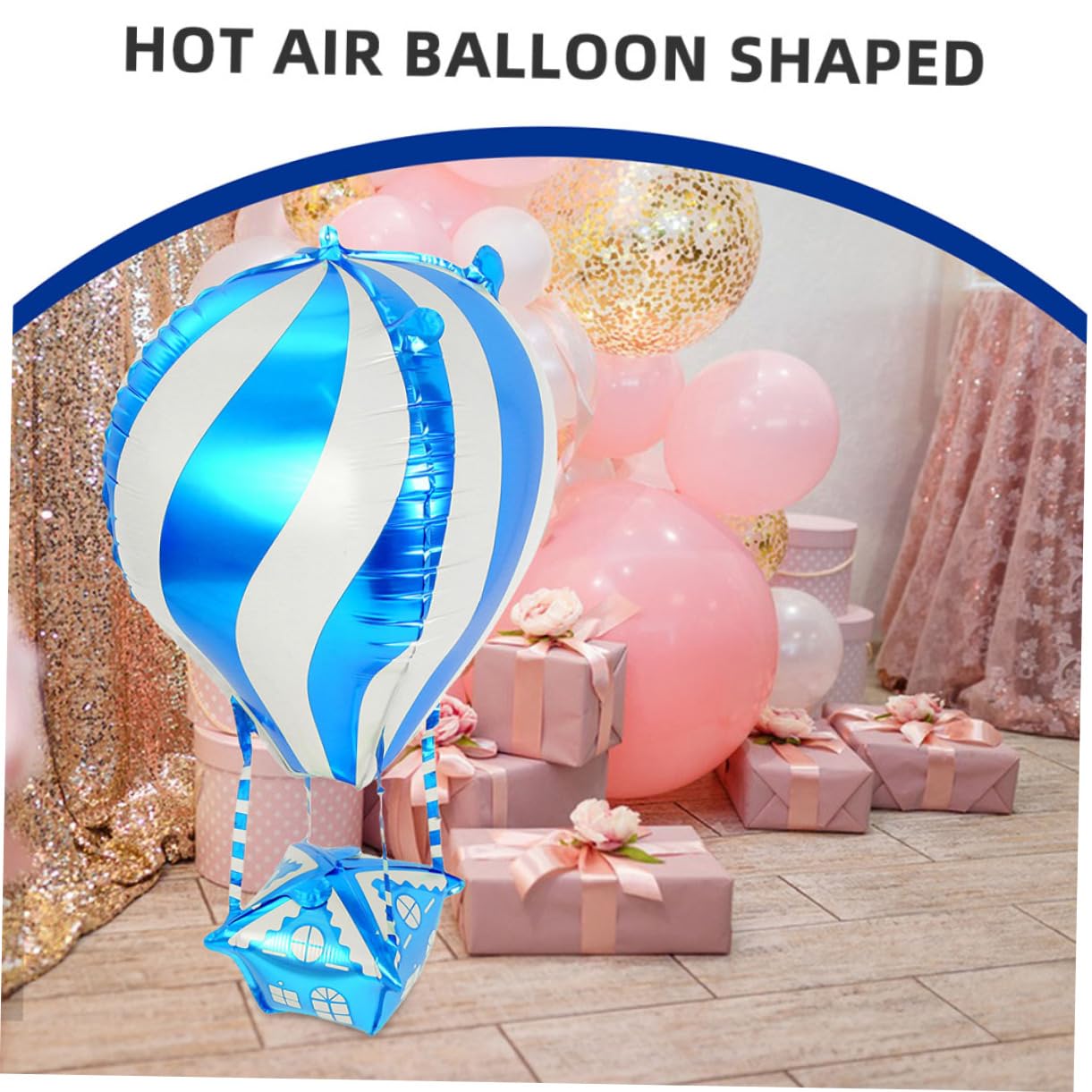 SOLUSTRE 30 Pezzi Palloncini Alluminio Forma Decorazioni Festive per Compleanni Matrimonio e Shower con Design Accattivante