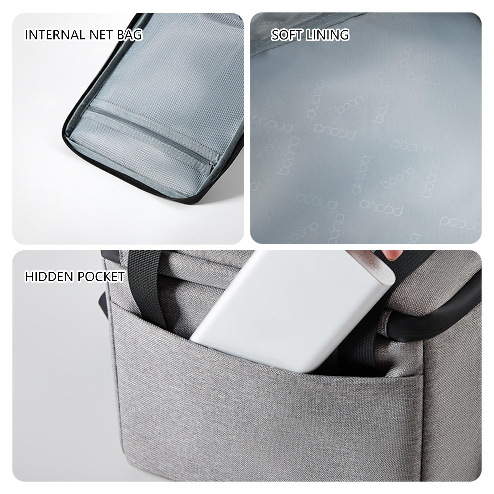 Funda de transporte impermeable para proyector de tela Oxford para H Series V, bolsa de almacenamiento portátil con múltiples bolsillos, funda de viaje para proyector