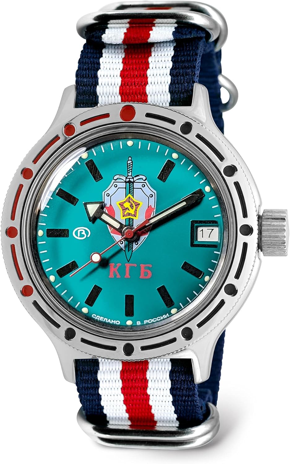 VOSTOK KGB Amphibian Automatic WR 200m Diver Watch Algeria Ubuy