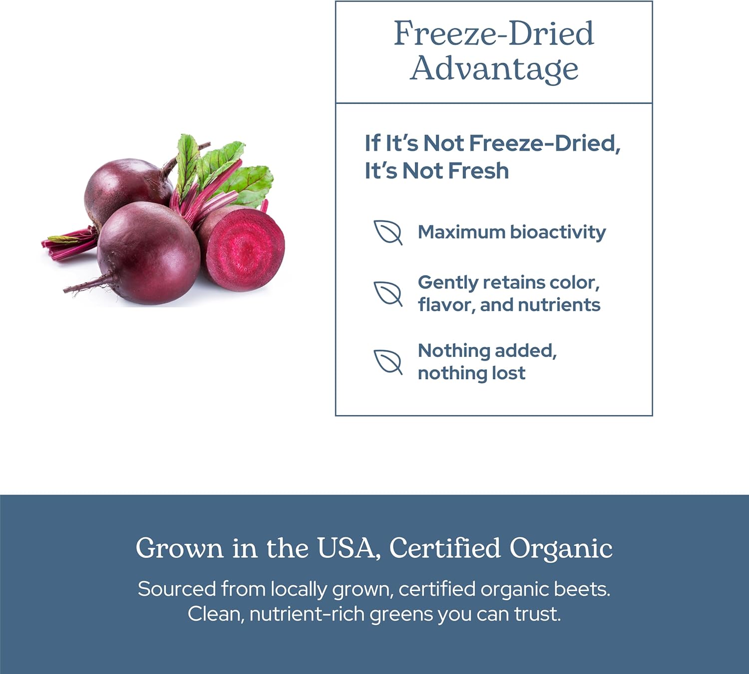 Eclectic Herb - Premium Raw Freeze-Dried Beet Juice Capsules | Natural Herbal Supplement | Cardiovascular Health, Circulation & Blood Pressure Support | Organic, Vegan, Non-GMO (90 CT | 440 mg) - Image 5