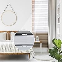 Vista 3 de 12 clips ocultos de plástico transparente de 2 pulgadas para persianas horizontales