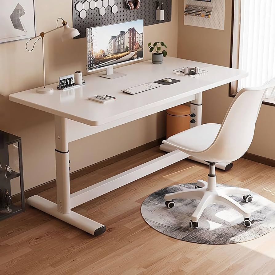 昇降式ホワイトデスク 【公式通販】