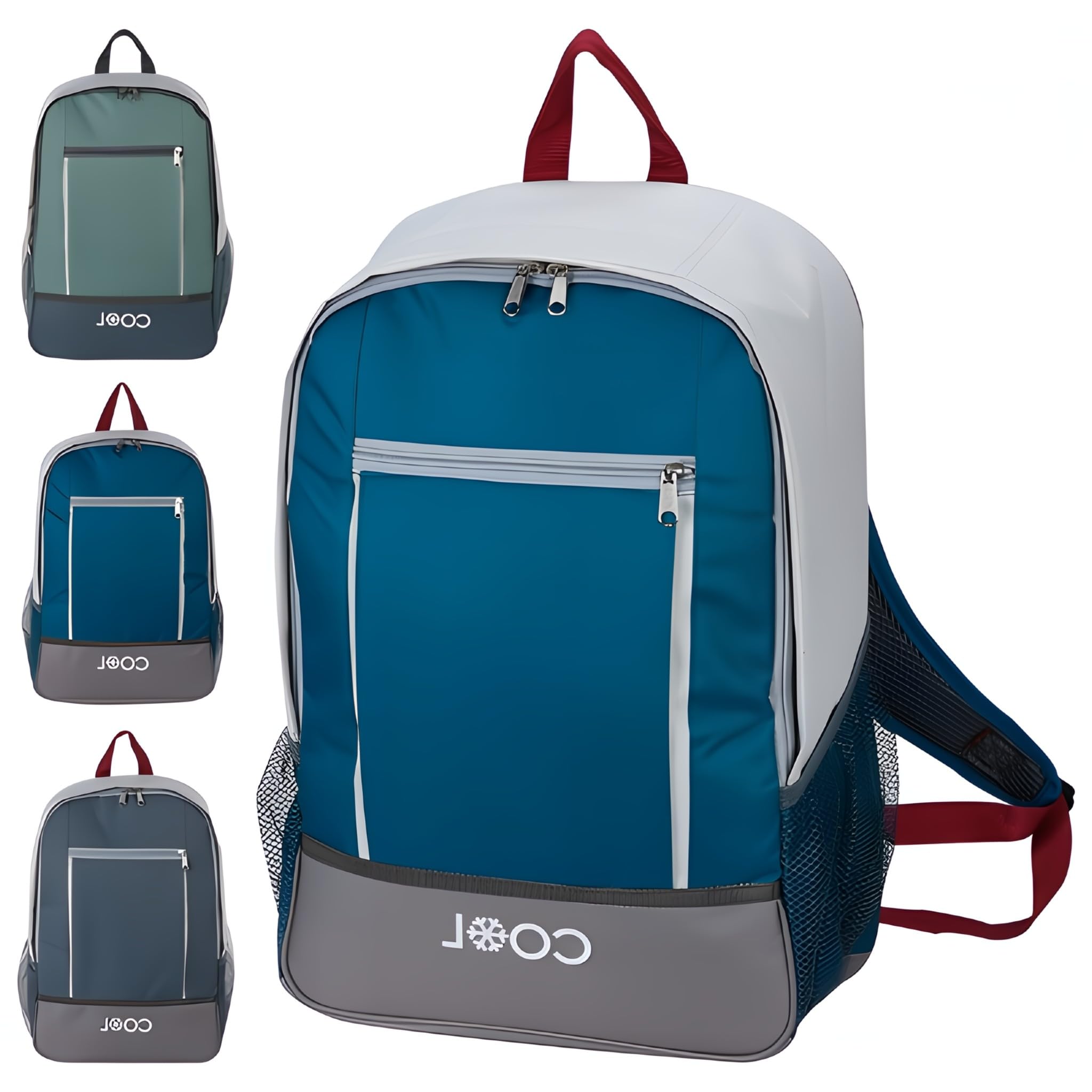 Bricoloco Mochila Nevera isotérmica Cool 20 L 45x32x16 cm 21 litros Multicolor Bolsillos Frontal y Lateral
