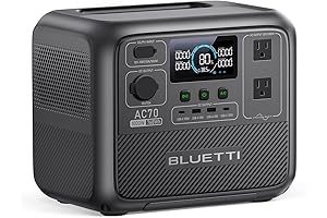 BLUETTI Portable Power Station AC70: Empower Your Adventures with Unstoppable Energy