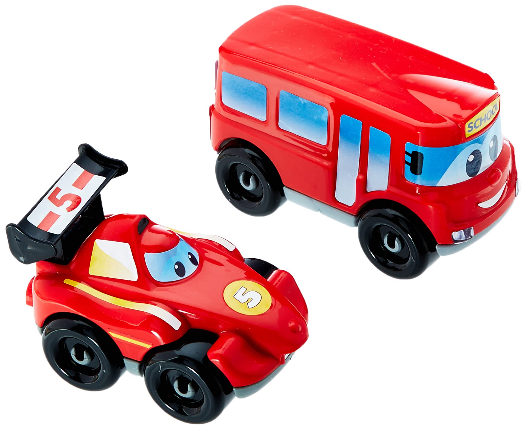 Ecoiffier Cofanetto 7 Veicoli Abrick | Auto, Trattore, Pick-up | Gioco Costruzioni 18+ Mesi | Prodotto In Francia
