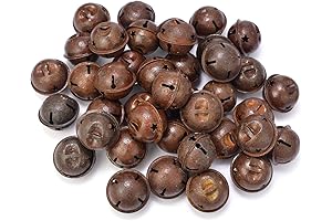 35mm Callenbach Metal Bells for Crafting, Holiday Décor, and Rusted Style