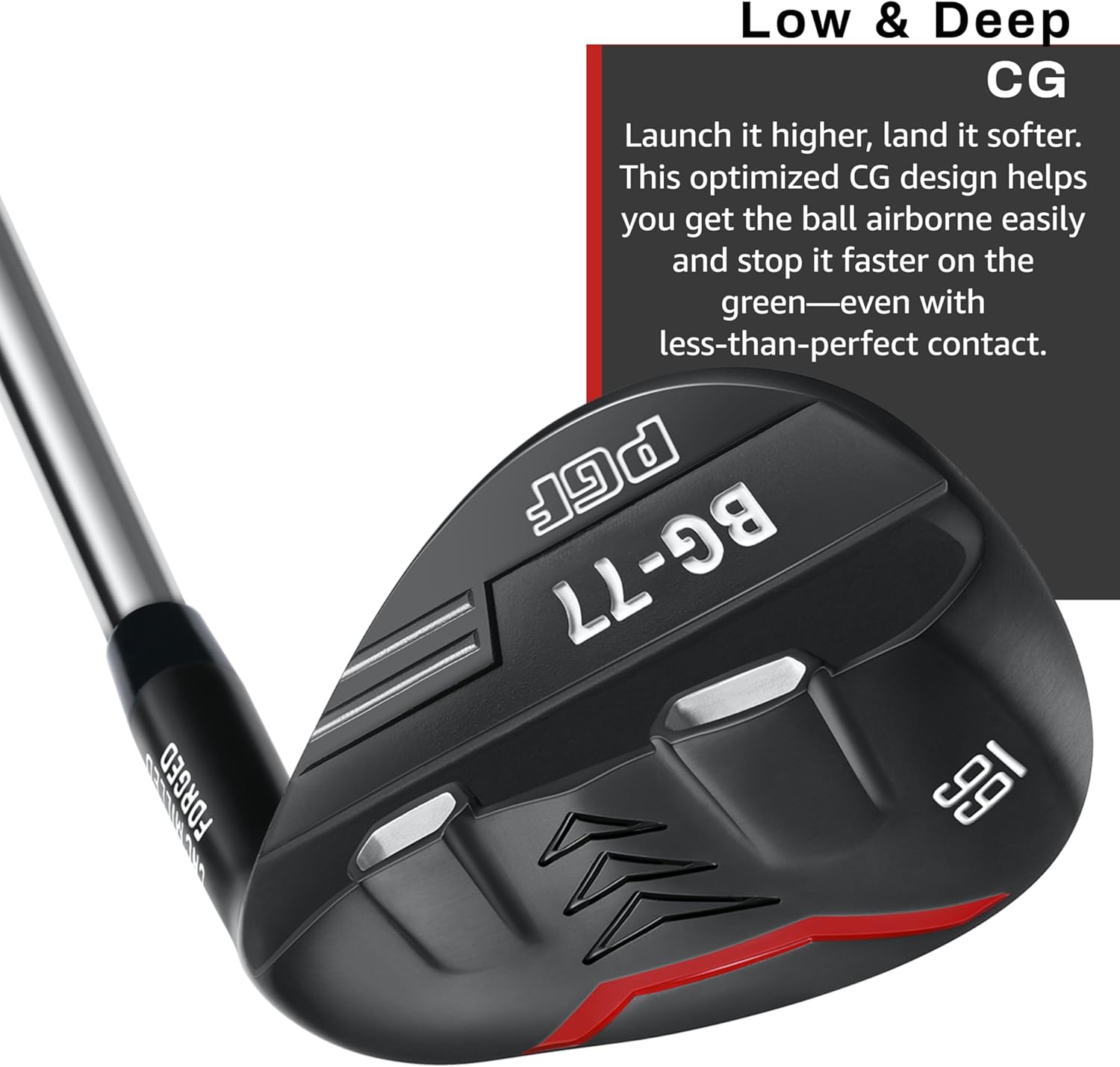PGF Smart Ultra-Wide BG-77 Full-Face High-Lofted Sand Wedge