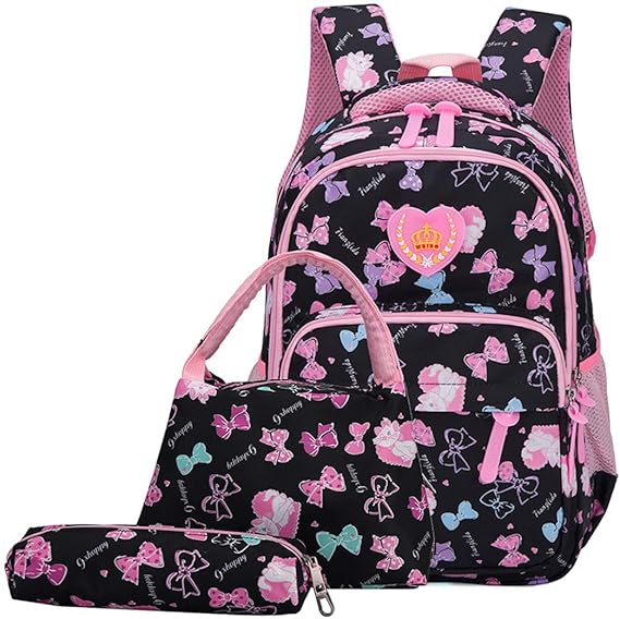 SHPEHP Kids' Lunch Box Backpack ComboSchool Backpack SetCanvas Teen