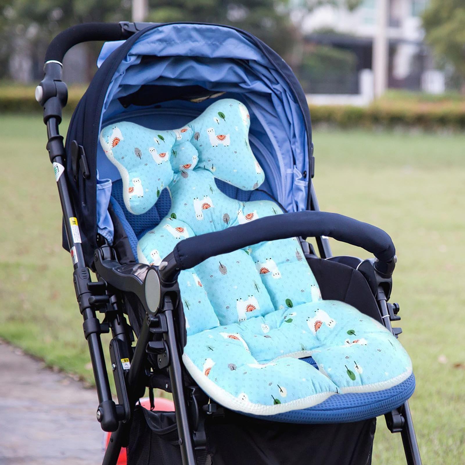 per seggiolino per passeggino | Cuscino di supporto per il corpo del bambino con spugna spessa, materasso per seggiolino auto