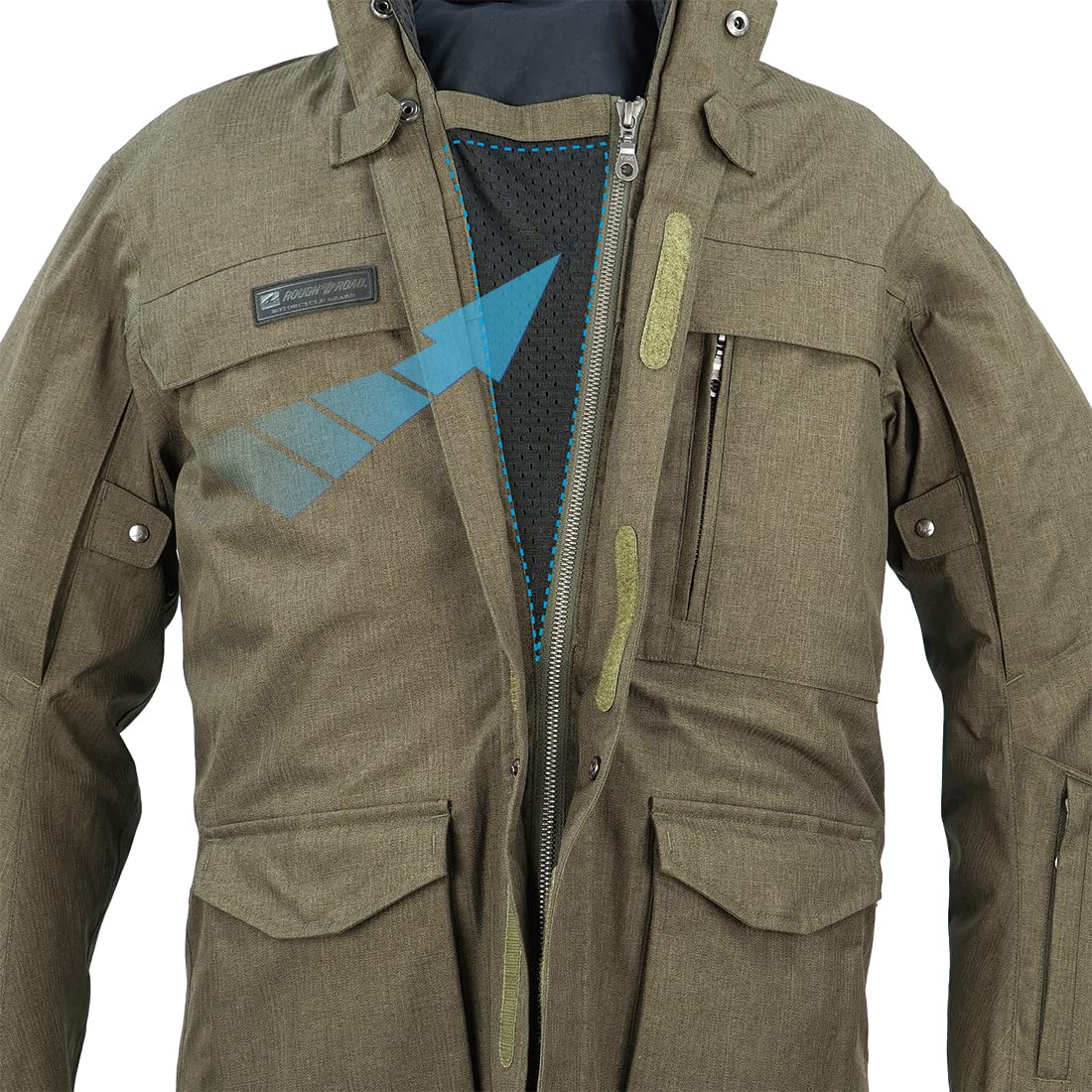 美品】ROUGH＆ROAD ミッドナイトブルー ジャケットL