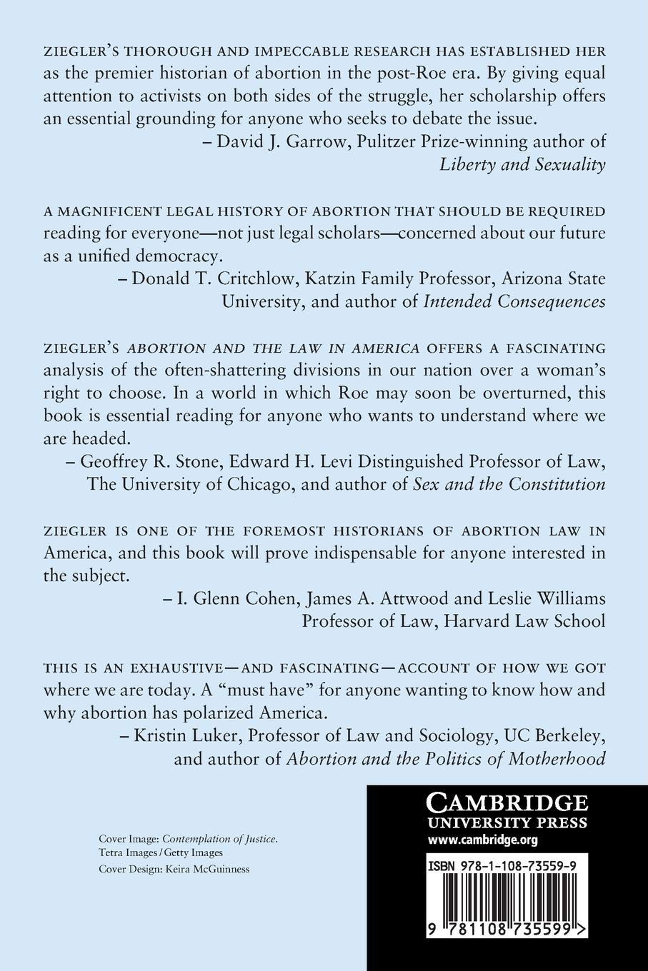 Abortion and the Law in America: Roe v. Wade to the Present