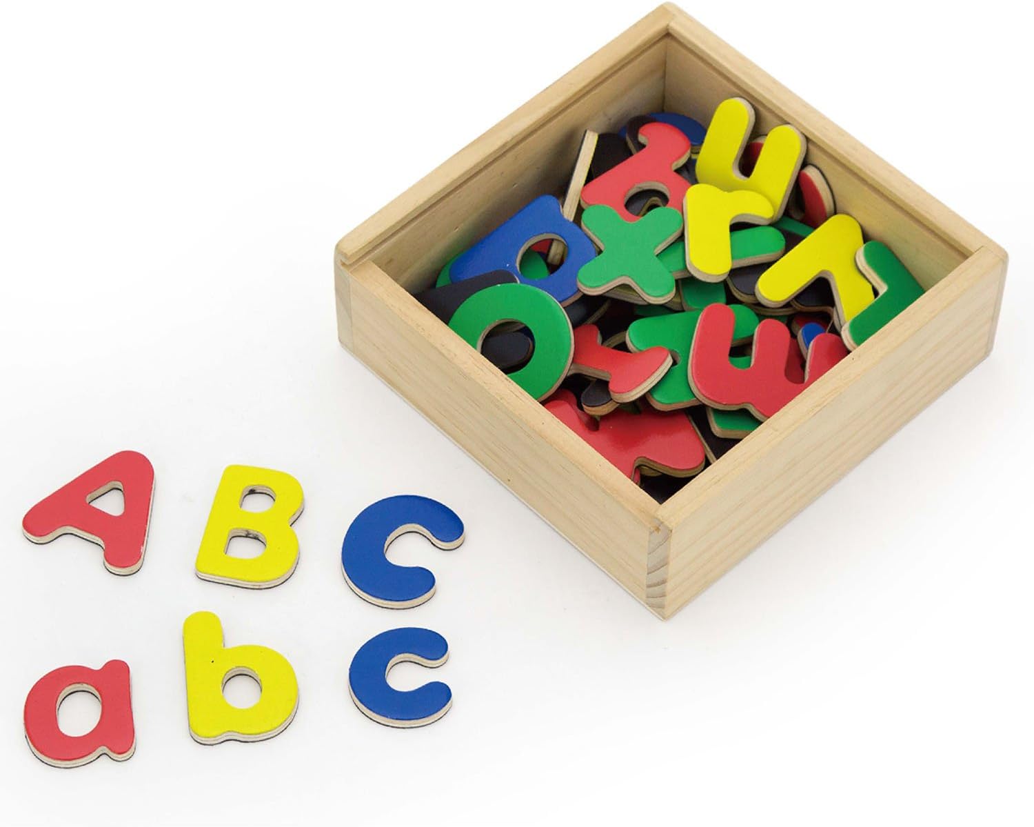 Viga - 50324 - Jouets en bois - 52 Lettres Magnétiques