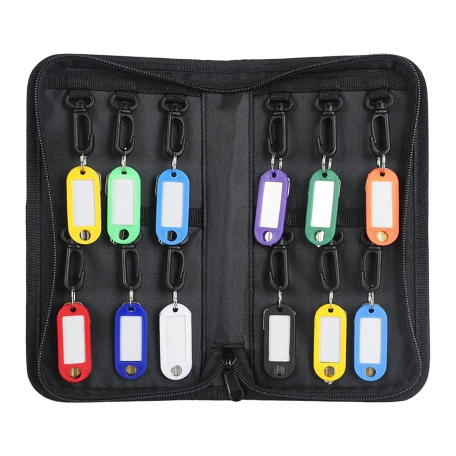 Portable Key Case Waterproof Fireproof Car Rental Office Zip Organizer Pouch with 12 Tags|Business & Industrial|Facility Maintenance & Safety|Access Control Equipment|Lock Boxes-image-21