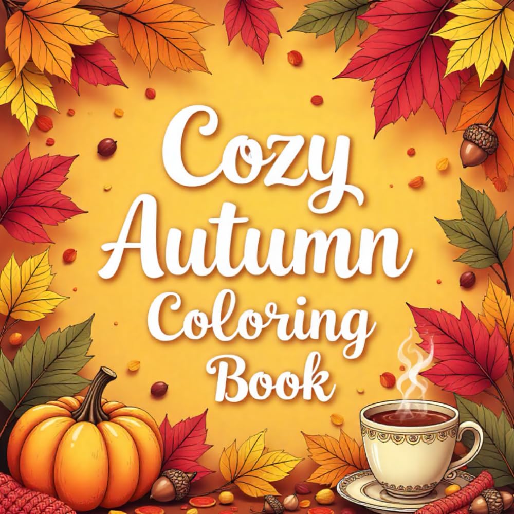Cozy Autumn Coloring Book: Relaxing Fall Scenes and Peaceful Moments to Color (Cozy Coloring Books Series)