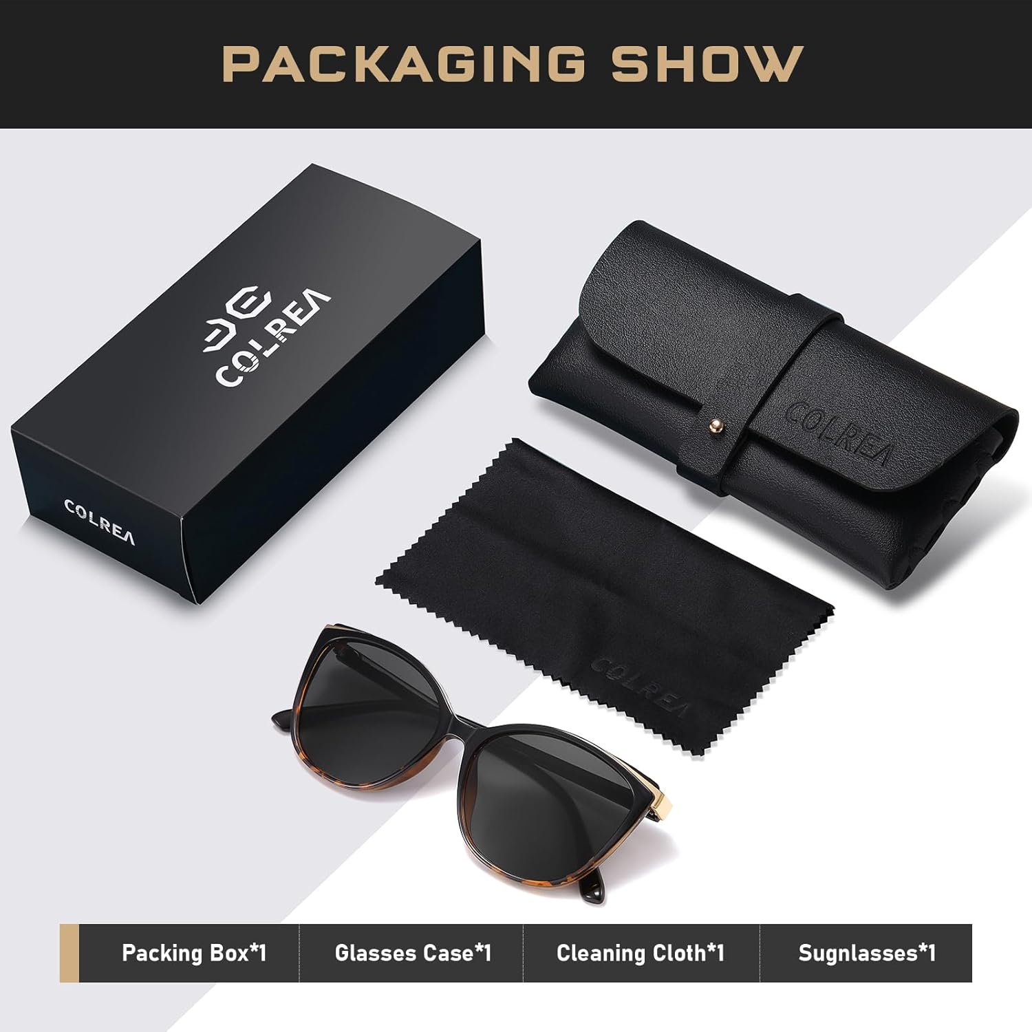 Trendy Cat Eye Sunglasses for Women Fashion Cateye UV400 Protection Glasses CL22017 - Image 6