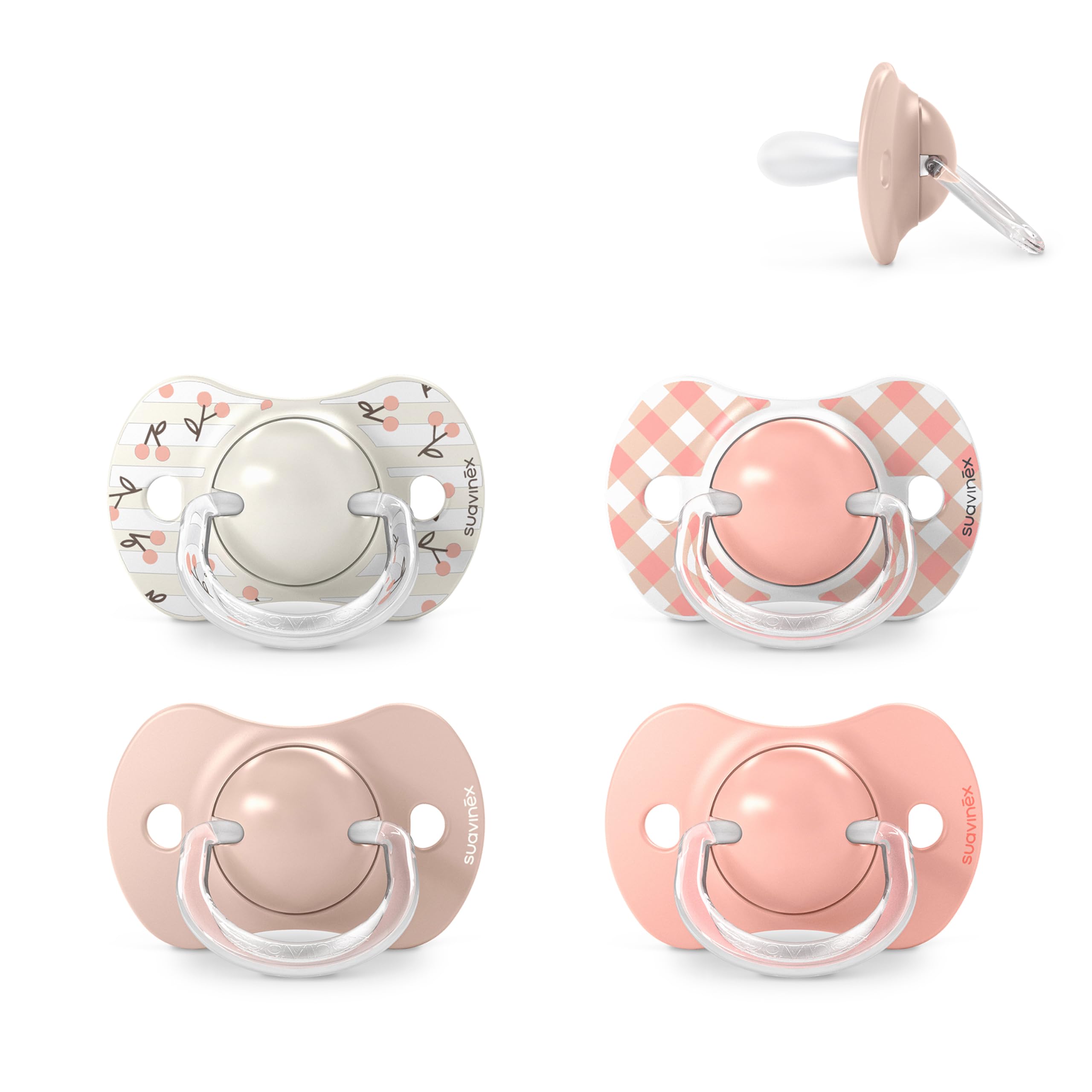Suavinex, Pack de 2 Chupetes para Bebés 0/6 Meses y Recién Nacidos, con Tetina Fisiológica de Silicona SX Pro Simétrica, Plana y Flexible, Respeta el Desarrollo Bucodental, Birdies Verde — view 53