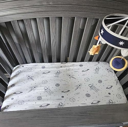 Miniatura 50 de TotAha Jungle Animal Cradle Sheets Fitted 18 x 36, Buttery Soft Bassinet Fitted Sheets 2 Pack Universal for Oval, Rectangle Hourglass Bassinet